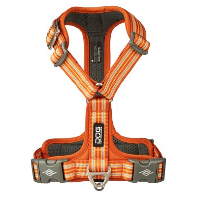 Zoom bild av hundsele sele harness antidragsele design reflex stadig hundkoppel hundhalsband orange sun dog copenhagen hundpromenad