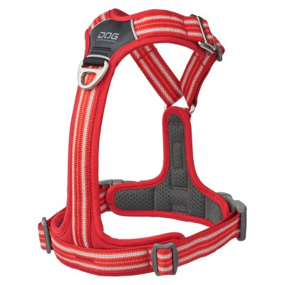 Zoom bild av hundsele sele harness antidragsele design reflex stadig hundkoppel hundhalsband röd dog copenhagen hundpromenad