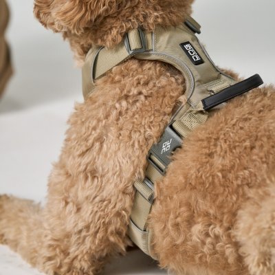 Zoom bild av hundsele sele harness antidragsele sele comfort walk pro design reflex stadig hundkoppel hundhalsband beige desert dune dog cope