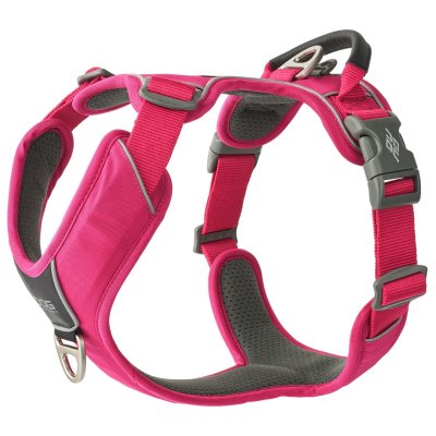 Zoom bild av hundsele sele harness antidragsele sele comfort walk pro design reflex stadig hundkoppel hundhalsband rosa wild rose dog copenha