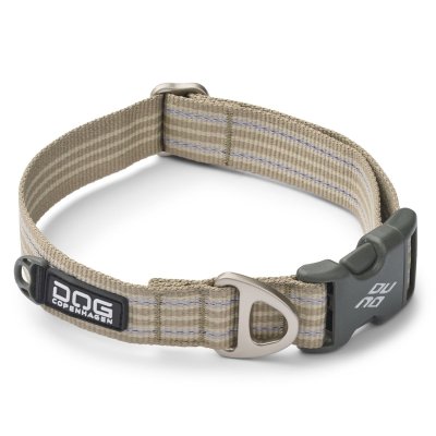 Zoom bild av hundhalsband halsband collar design reflex stadig hundkoppel beige desert dune dog copenhagen hundpromenad