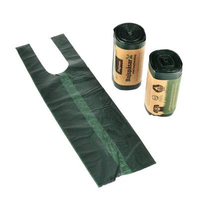 Bajspåsar med knythandtag Nedbrytningsbara 60-pack