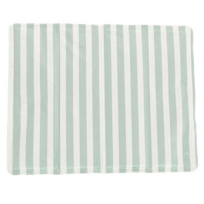 Zoom bild av Dogman Kyldyna Randig Turkos, tre storlekar cooling mat varm hund svalkande kylande dyna sommar stripes turkos vit