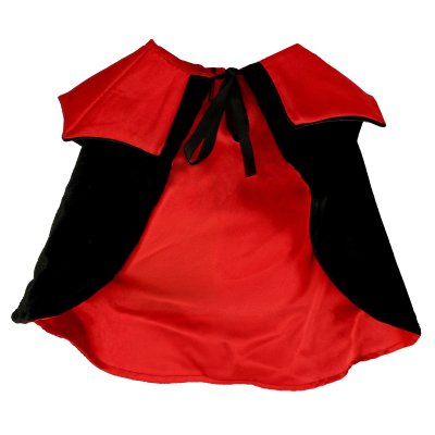 Zoom bild av Dogman Maskeradkostym Dracula halloween vampyr cape hundkläder svart röd