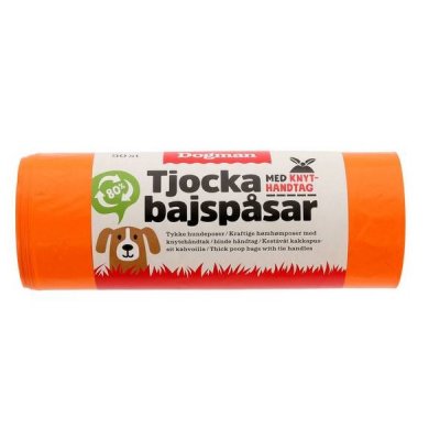 Zoom bild av Tjocka bajspåsar med knythandtag 50-pack, flera färger