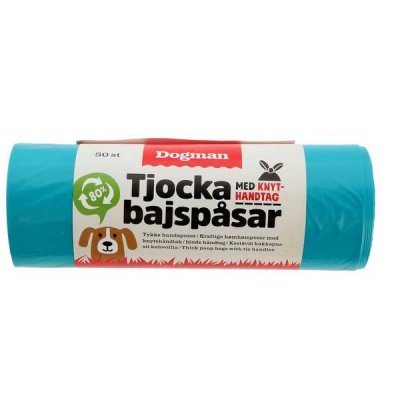 Zoom bild av Tjocka bajspåsar med knythandtag 50-pack, flera färger