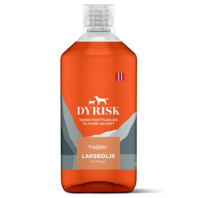 Zoom bild av Dyrisk Lakseolje hund norsk laxolja med omega 3 för hund