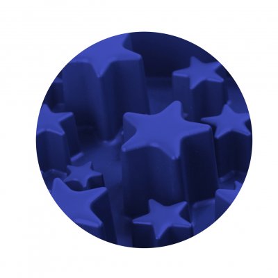 Zoom bild av Eat Slow Live Longer Star Blue Blå Small stjärna matskål