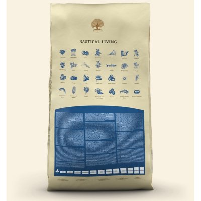 Zoom bild av hundfoder hundmat fisk essential foods nautical living lax