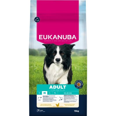Zoom bild av Eukanuba Dog Adult Medium Breed Kyckling 15 kg