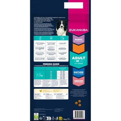 Zoom bild av Eukanuba Dog Adult Medium Breed Kyckling 15 kg