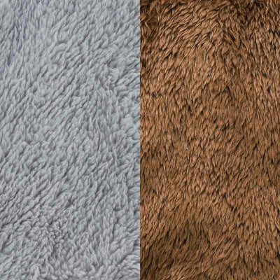 Zoom bild av hundtröja hundoverall varm tröja hundkläder hund fryser brun grå fitwarm plysch