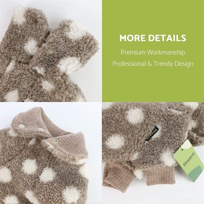 Zoom bild av Fitwarm Fuzzy Sherpa Polka Dot Sweater