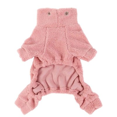 Fitwarm Turtleneck Fuzzy Pyjamas Pink