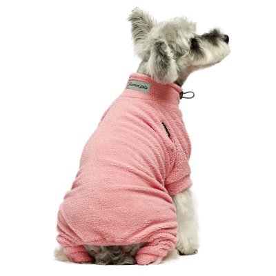 Fitwarm Turtleneck Fuzzy Pyjamas Pink