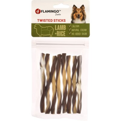 Zoom bild av Duetto Twisted Sticks Lamb & Rice, 8 st