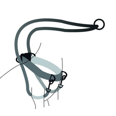 Zoom bild av Flamingo Harness Easy Walker Black