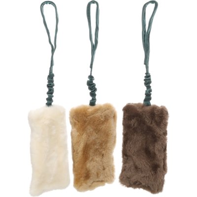 Zoom bild av Kampleksak fårskinn Furtra Chaser, blandade färger hundleksak fårskinn sheepskin äkta päls naturlig