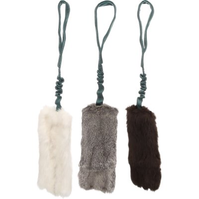 Zoom bild av Kampleksak kaninpäls Furtra Chaser, blandade färger kanin rabbit päls hundleksak naturlig