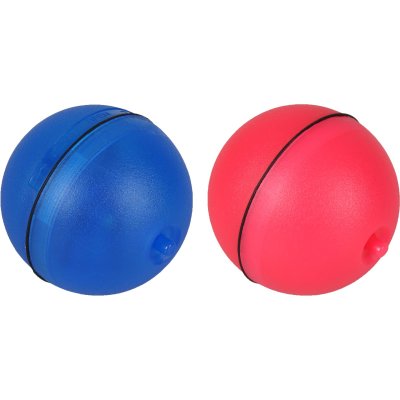 Zoom bild av kattleksak boll LED slumpmässig rosa flamingo