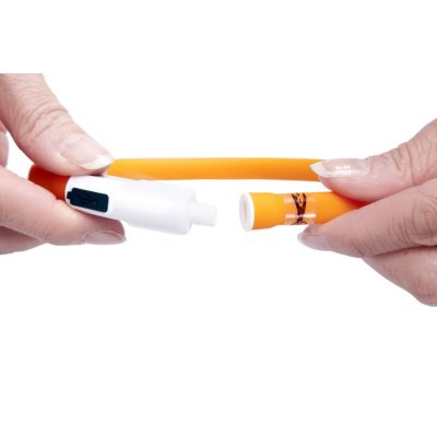 Lyshalsband katt LED Visio Svart 35 cm