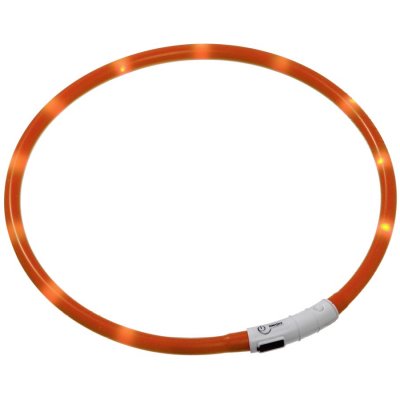 Lyshalsband LED Visio Light Orange 70 cm