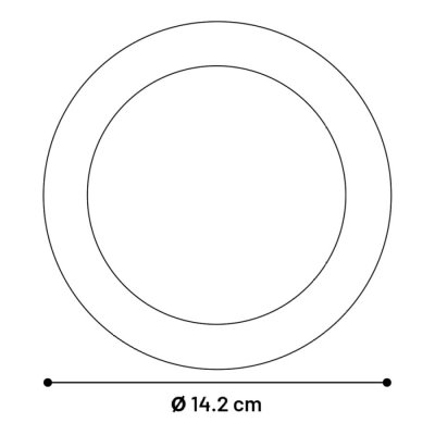 Zoom bild av Mika Nylonben Ring Choklad 14 cm
