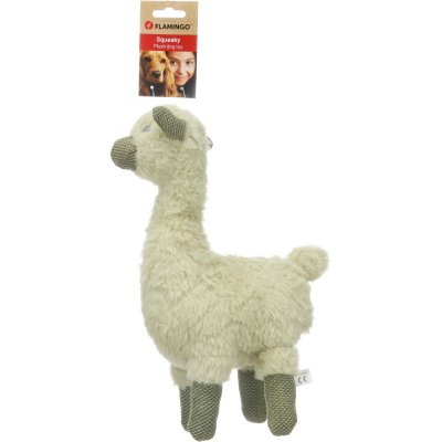 Zoom bild av Flamingo Mjukdjur Alpaca Cino grön 34 cm gosdjur plysch lång hundleksak