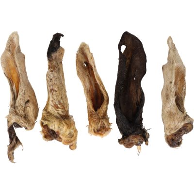 Zoom bild av flamingo Nature Snack Getöron med päls 200g naturligt hundsnacks hundgodis hundtugg tugg öra utan tillsatt socker fiber bra för