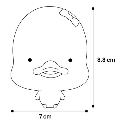 Zoom bild av Flamingo Pipleksak latex Flavie 10 cm, blandade hundleksak pip latex olika färger