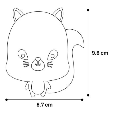 Zoom bild av Flamingo Pipleksak latex Flavie 10 cm, blandade hundleksak pip latex olika färger