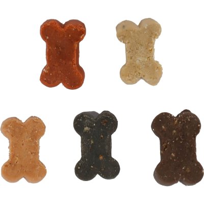 Zoom bild av Flamingo Training Snack Micro Bones Chicken, lamb & beef 500g hundgodis burk kyckling lamm nötkött lax europeiskt