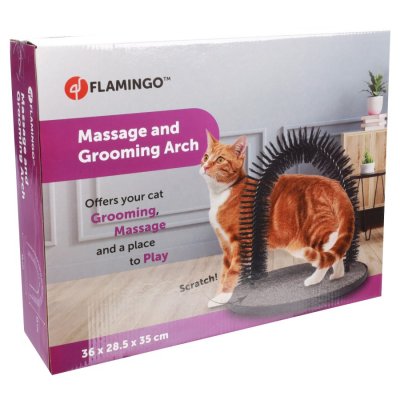Zoom bild av Triomf kattbåge massageborst 36 x 28,5 x 35cm