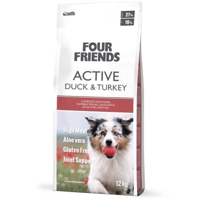 Zoom bild av Four Friends Dog Active Duck & Turkey