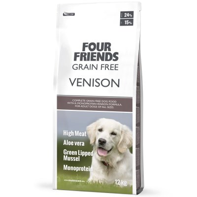 Zoom bild av Four Friends Dog Grain Free Venison