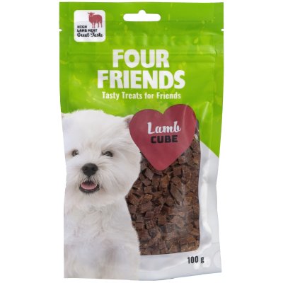 Zoom bild av Four Friends Dog Lamb Cube 100g