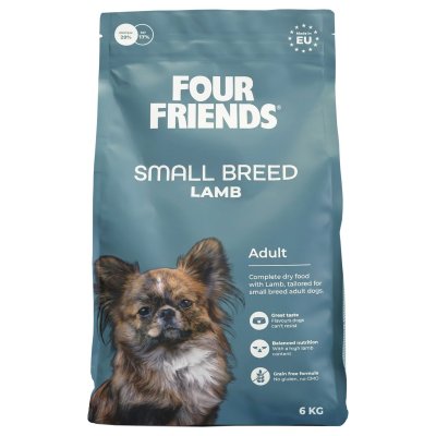 Zoom bild av Four Friends Dog Small Breed Lamb adult hundfoder småhund lamm spannmålsfritt