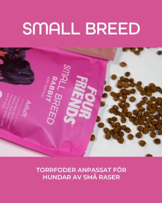 Zoom bild av Four Friends Dog Small Breed Venison hundfoder småhund hjortkött spannmålsfri