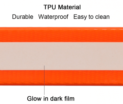 Zoom bild av Halsband TPU + reflex, två storlekar