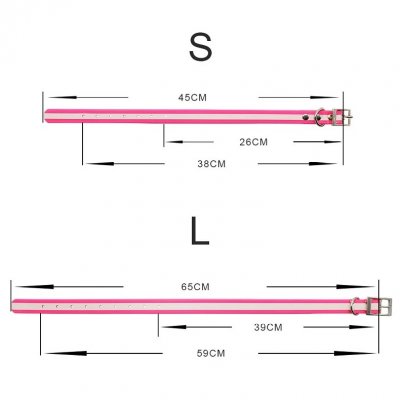 Zoom bild av Halsband TPU + reflex, två storlekar