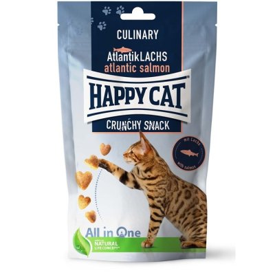 Happy Cat Crunchy Snack lax/ärtor 70g