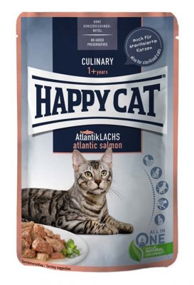 Happy Cat våt/sås, Culinary Lax, 85 g