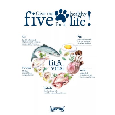 Zoom bild av Happy Dog Fit & Vital Senior 300g 4kg 12kg