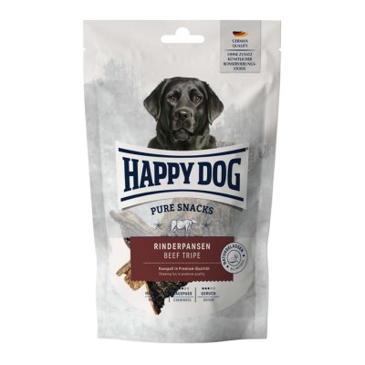 Zoom bild av HappyDog Pure Snacks Nötvom, 250g hundtugg hundsnacks hundgodis beef tripe vom lufttorkade