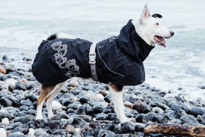 Zoom bild av Hurtta Drizzle Rain Coat, Raven Svart