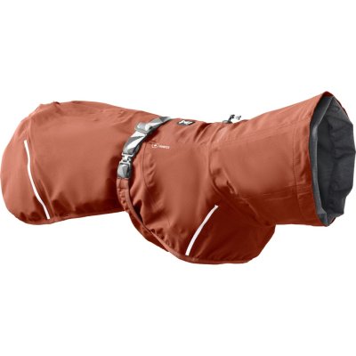 hurtta mudventure coat eco regnjacka cinnamon orange skaljacka finsk premium hundkläder eco miljövänlig