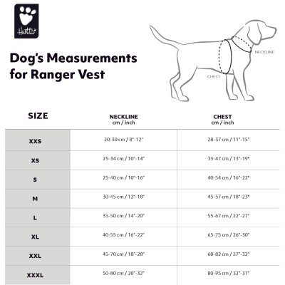 Zoom bild av hundväst jaktväst hund reflex orange hurtta