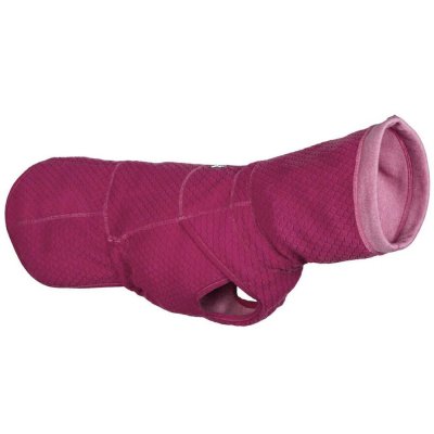 Zoom bild av hurtta razzle dazzle midlayer mellanlagerjacka hundjacka rosa röd vändbar fleece mellanjacka hund hundjacka mjuk justerbar valpj