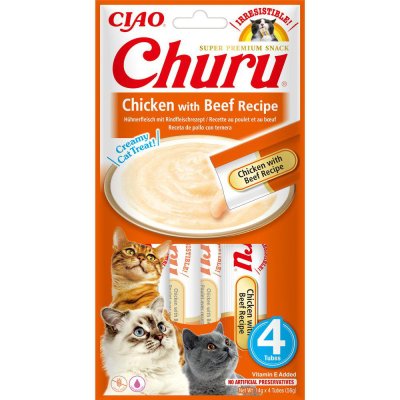 Churu Cat Chicken Beef Recipe 4st