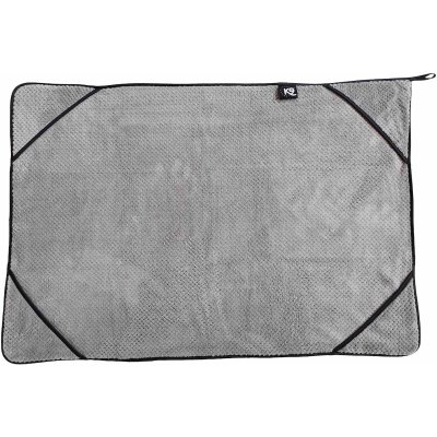 Zoom bild av K9 Pet Towel 90x60cm hundhandduk handtag mikrofiber grå